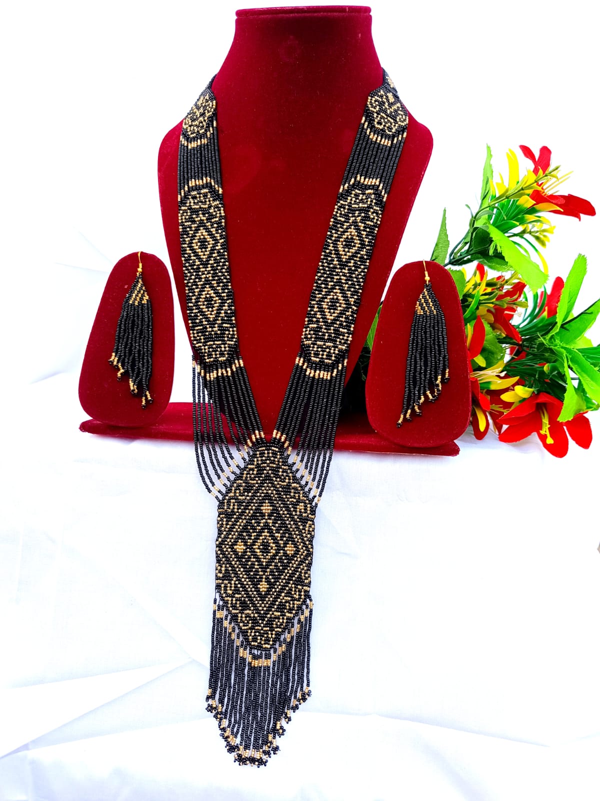 Multicolor Beaded Jewellery Set Life Fashion 