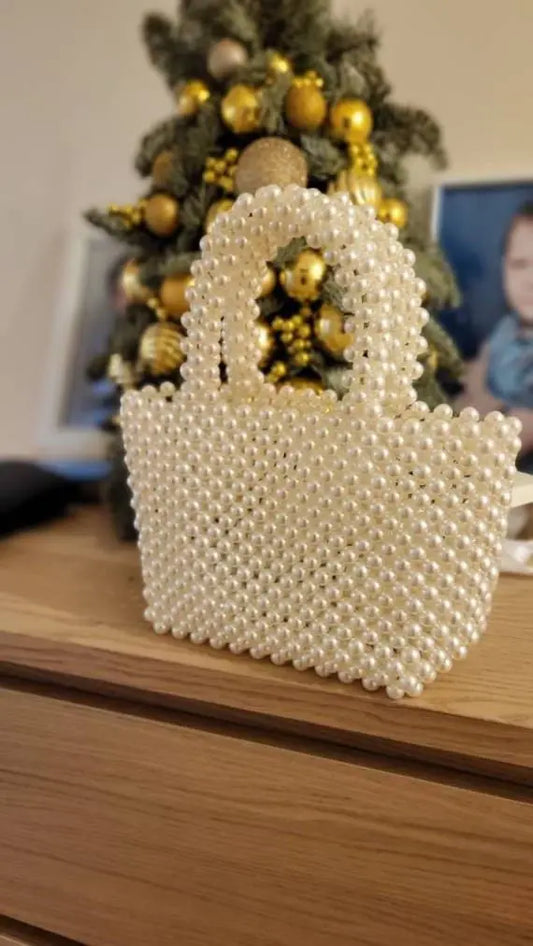 Beaded Sling Bags with Chain Strap Life Fashion 