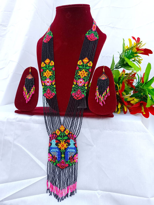 Tribal Beaded Necklace Set Life Fashion 