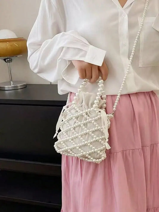 Ethnic Bags with Pearl Embellishments Life Fashion 