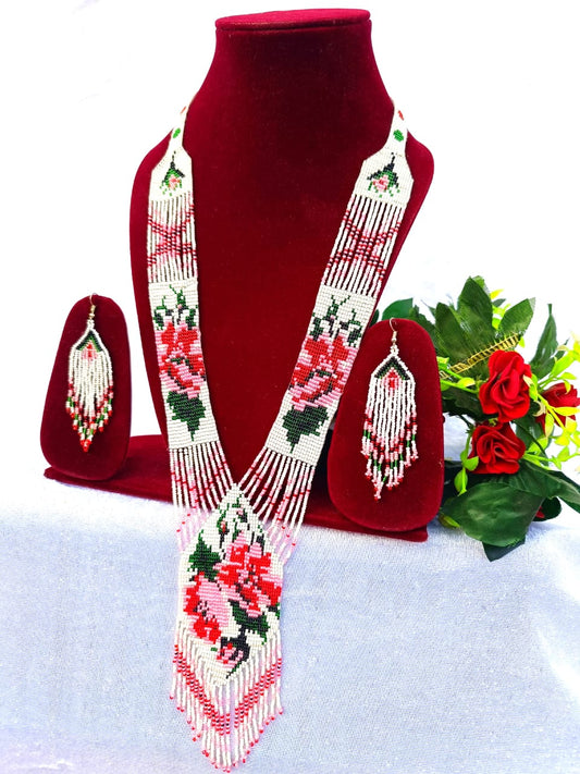 Handmade Tribal Beaded Necklace Set Life Fashion 