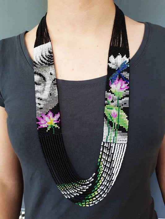 Multicolor Ethnic Layered Boho Necklace Life Fashion 